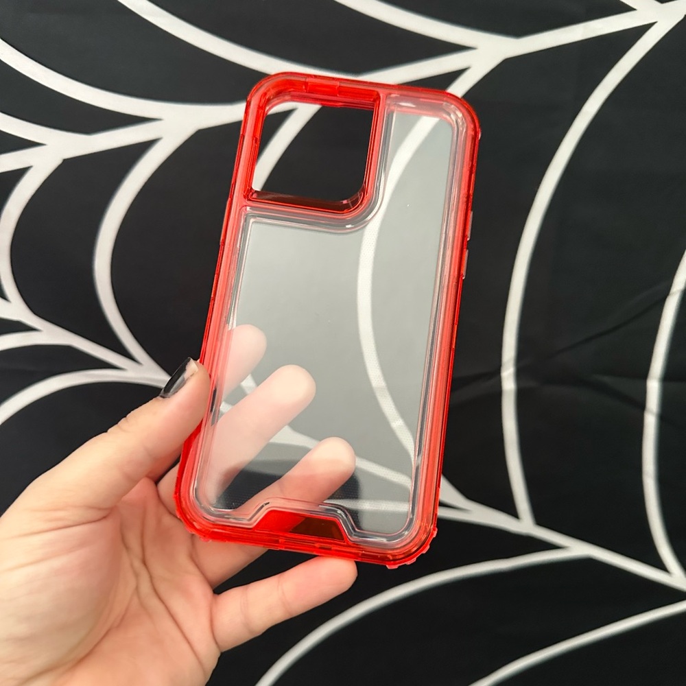 Iphone 14 Pro Max Red 3 Layer Case
